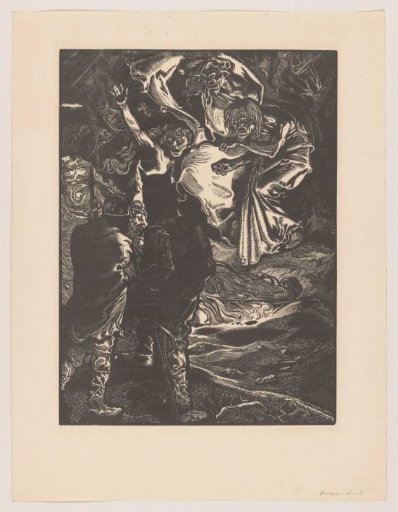 Macbeth and Banquo Meet the Three Witches