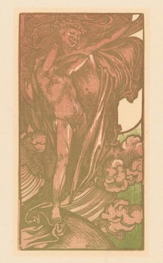 Woman and Boy in the Clouds