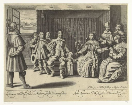 Family Portrait of Louis XIII and His Wife and Sons