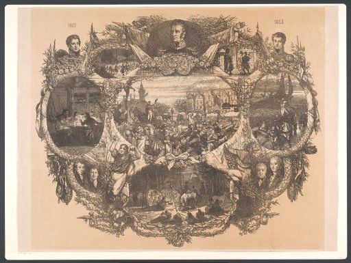 Commemorative Plaque for the November Festivities of 1863
