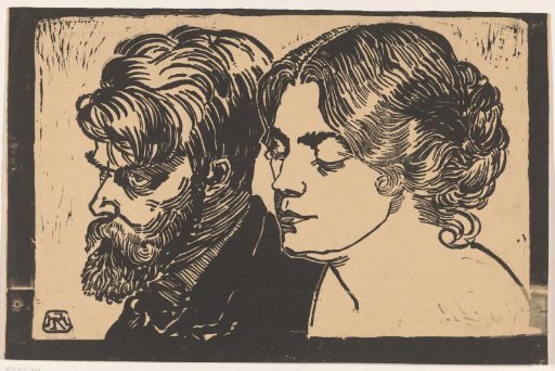 Self-portrait with Johanna Catharina van der Markt