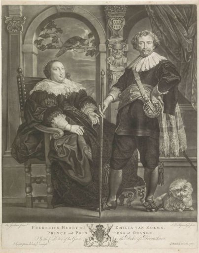 Portrait of Frederick Henry and Amalia of Solms