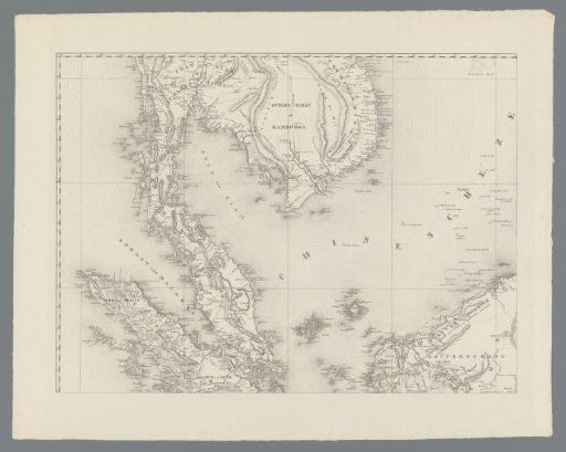 Map of the Dutch East Indies, Top Left Section