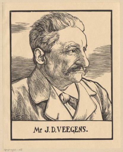 Portrait of Jacob Dirk Veegens