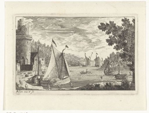 Fishing Harbour with Boats