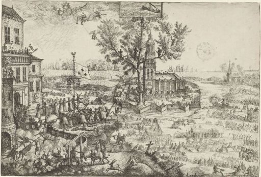 Attack on the fortress of Orange and the Church of God, 1672
