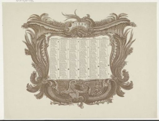 Calendar for 1849