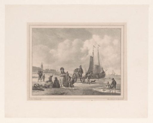 Seaside view at Scheveningen
