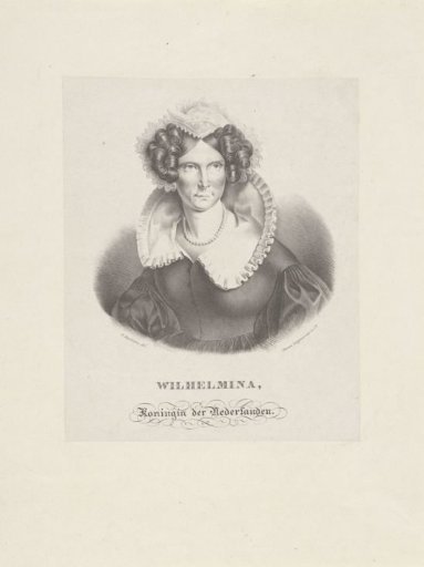 Portrait of Wilhelmina of Prussia, Queen of the Netherlands