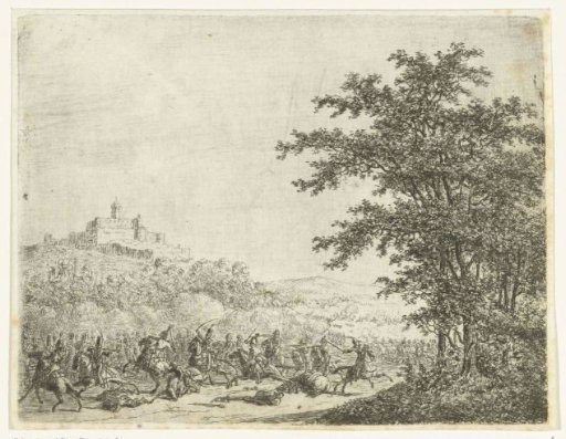 Cavalry fight at Würzburg