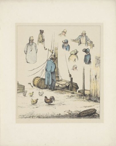 Figure studies (fourth sheet), 1833
