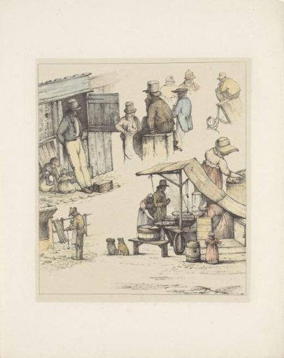 Figure studies (second sheet), 1833
