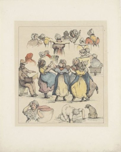 Figure studies (fifth sheet), 1833