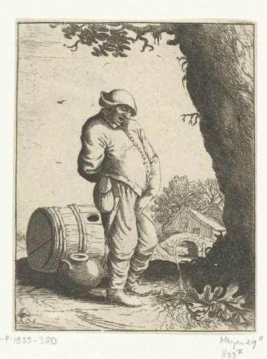 A Peasant Urinating