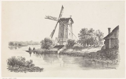 Mill by the water