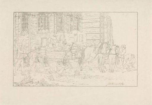 Removal of Corpses with Carts