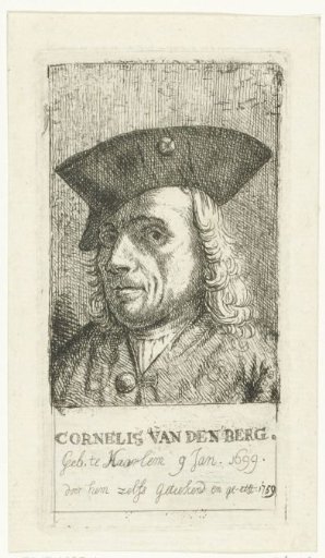 Self-portrait of the artist Cornelis van den Berg