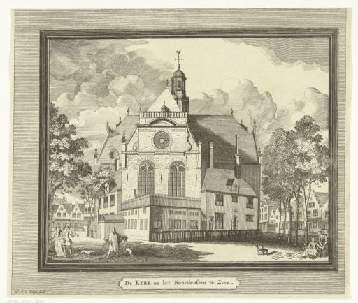 View of the Noorderkerk in Amsterdam