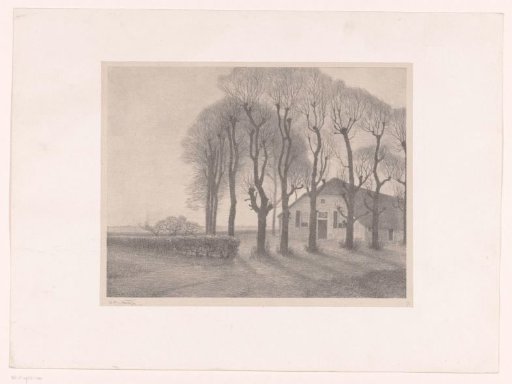 Landscape with a farmhouse