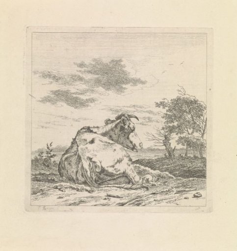 Landscape with a Lying Cow