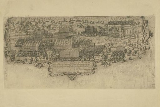 Battle at the Leffingdijk between the States Troops of Ernst Casimir of Nassau and the Spanish of Albert of Austria, 1600