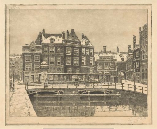 View of the North Side of the Rokin with the Old Beurspleintje