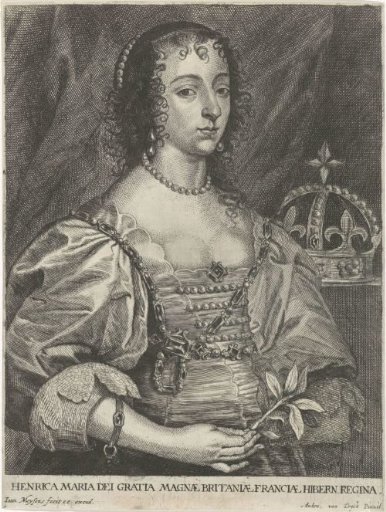 Portrait of Henrietta Maria of Bourbon, Queen of England