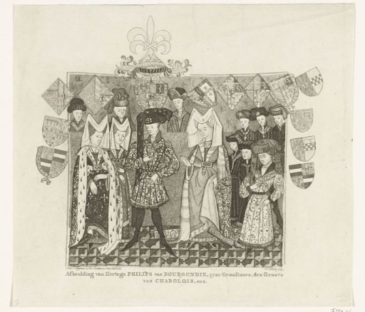 Philip the Good, Duke of Burgundy, with his retinue