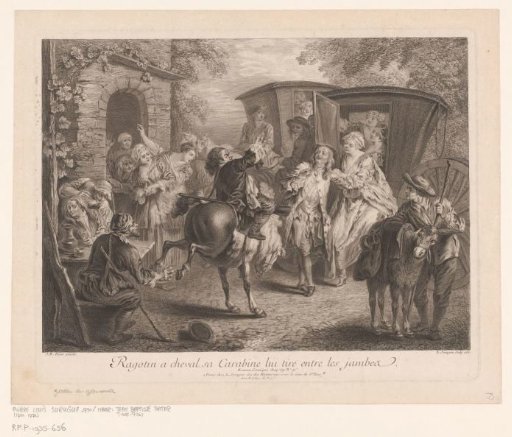 Ragotin on a horse