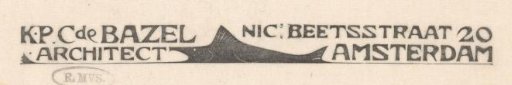Letterhead of Karel de Bazel