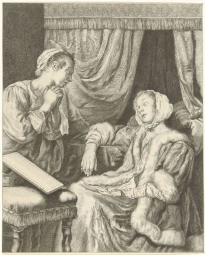 Interior with two women