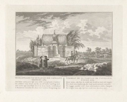 Landscape with the grave tomb of the Van der Capellen family, 1785