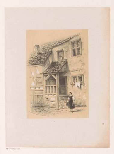 Facade of a dwelling house