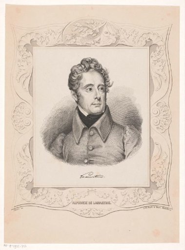 Portrait of Alphonse de Lamartine