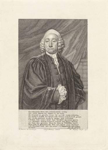 Portrait of Bavius Voorda