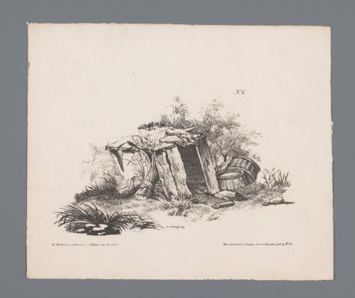 Hut with two stacks