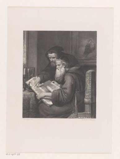 Two Monks in a Study
