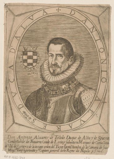 Portrait of Antonio Álvarez de Toledo, Duke of Alba