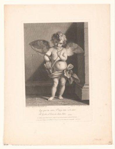 Amor with arrow and bow