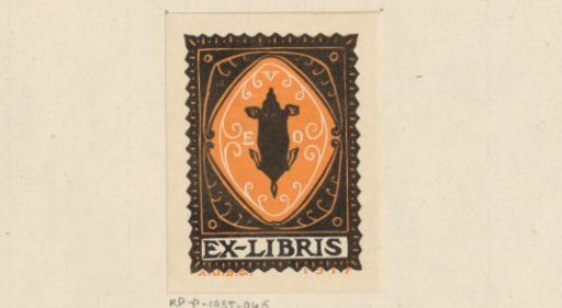 Ex libris of E.O. de Mol van Otterloo