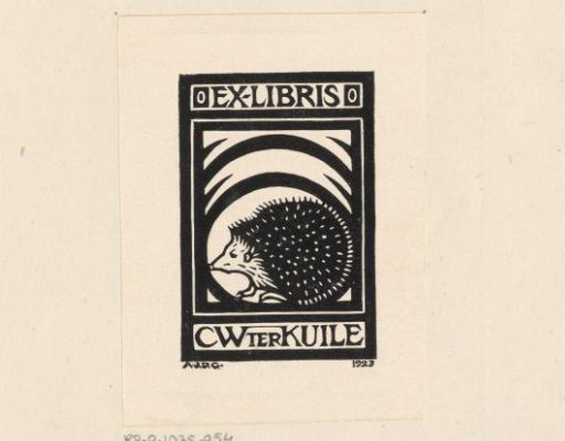 Ex libris of C.W. ter Kuile