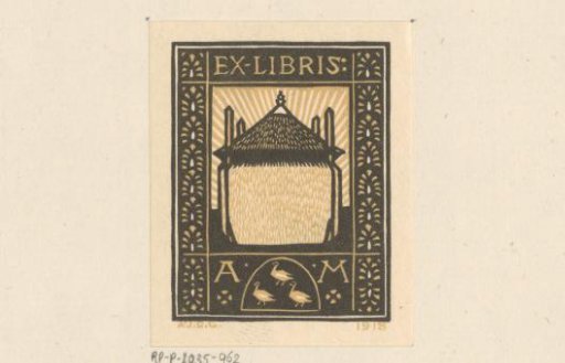 Ex libris of A.M.