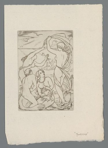 Venus summoning the sea gods