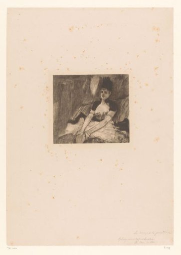 Woman with a garter