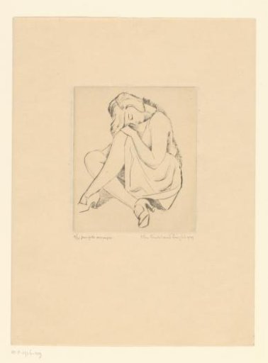 Young Girl Crouching