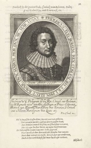 Portrait of Frederick V, King of Bohemia, Elector of the Palatinate