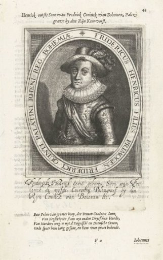 Portrait of Frederick Henry, Crown Prince of Bohemia