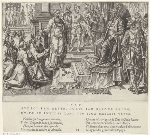 Submission of six German cities, 1547