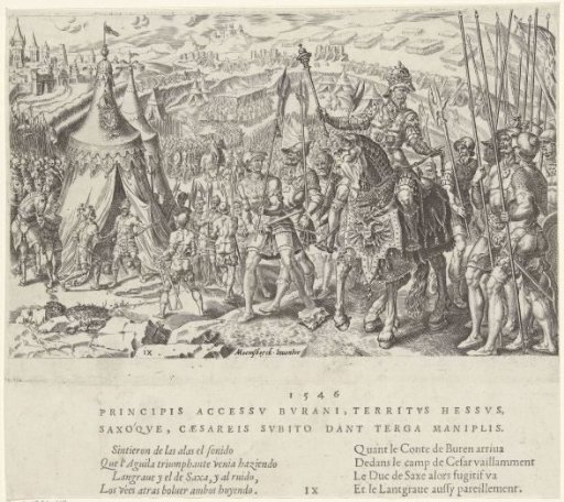 Imperial camp at Ingolstadt, 1546