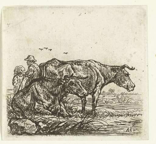 Two Cows and Shepherds